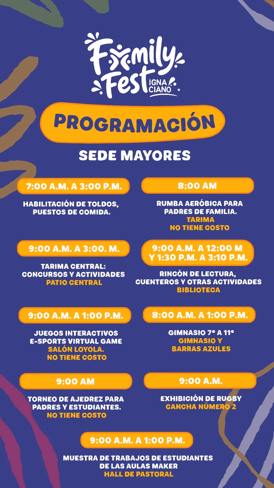 Programación Sede Mayores - Parte 1