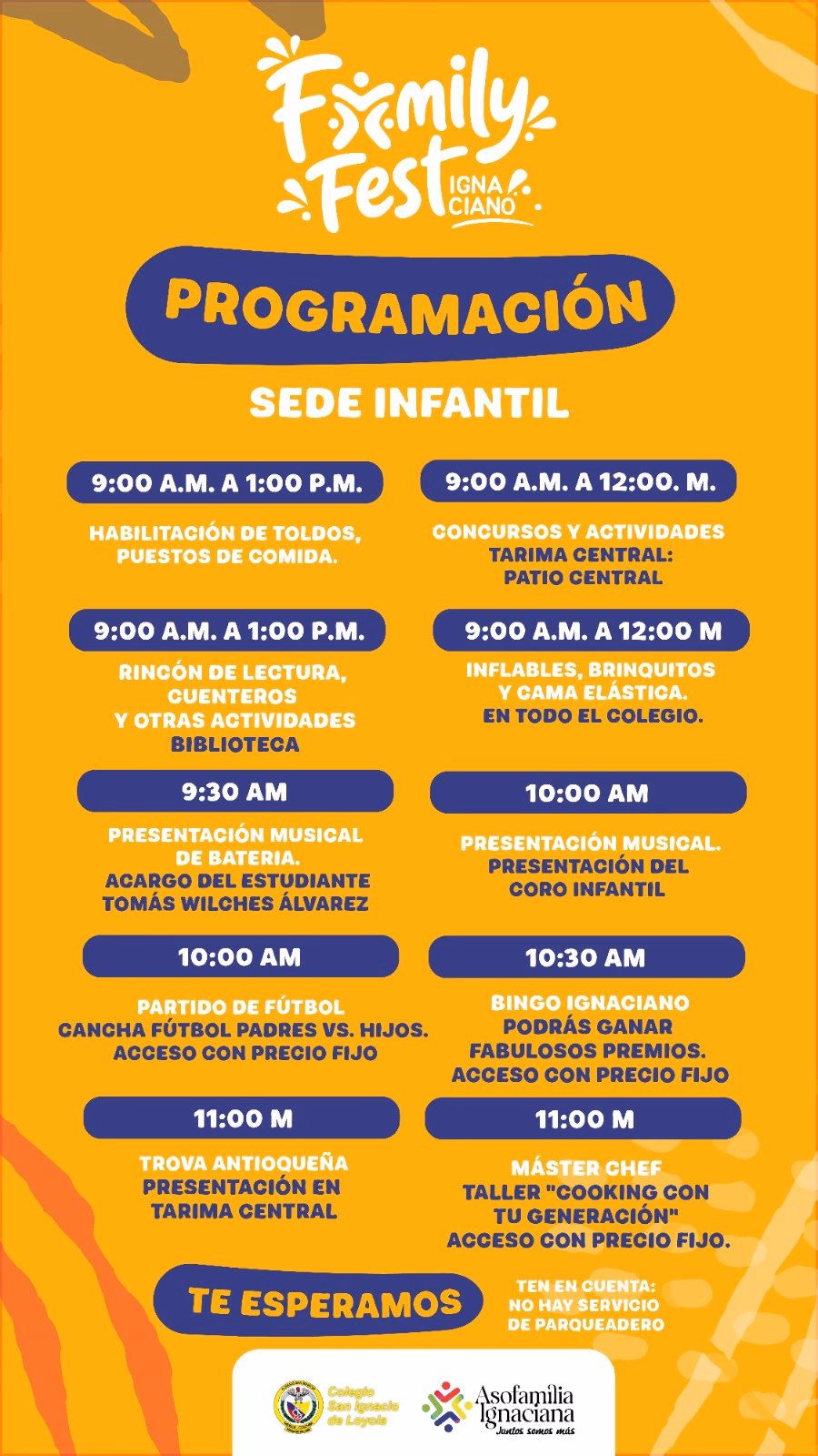 Programación Sede Infantil