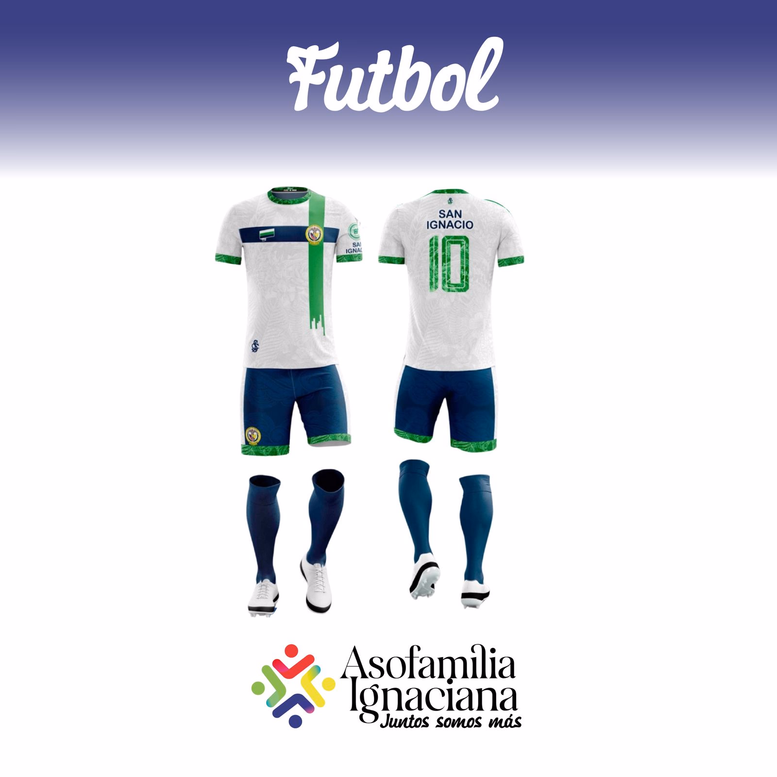 UNIFORME DEPORTIVO EXTRACLASE FUTBOL 