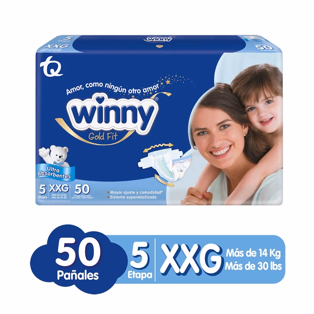 PAÑAL WINNY GOLD ETAPA 5*50 UNIDADES