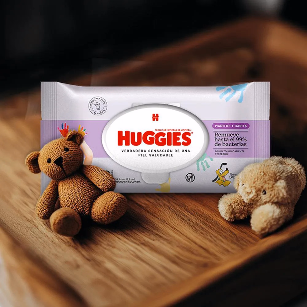 TOALLITAS HUMEDAS HUGGIES MANITOS Y CARITAS *320