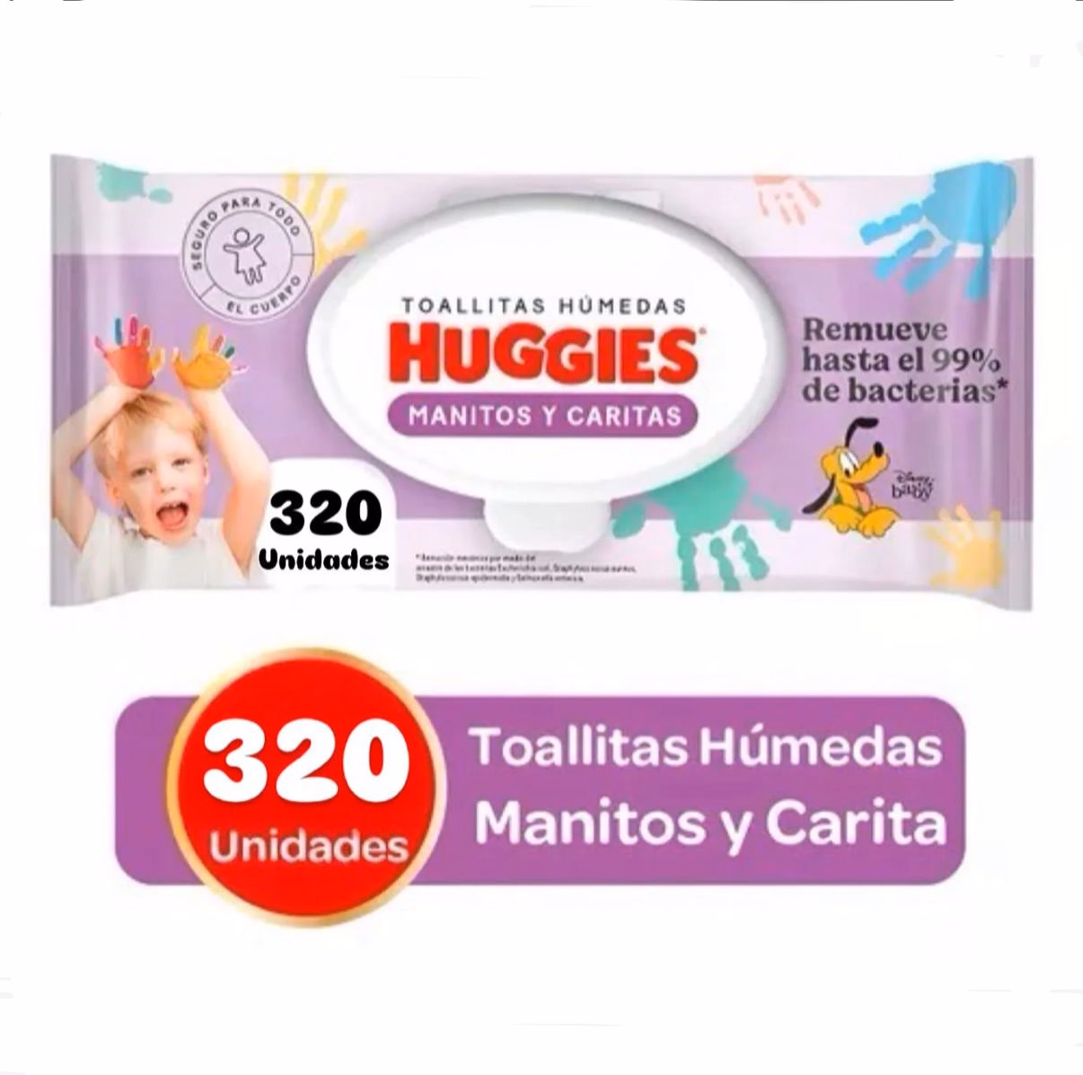  TOALLITAS HUMEDAS HUGGIES MANITOS Y CARITAS *320