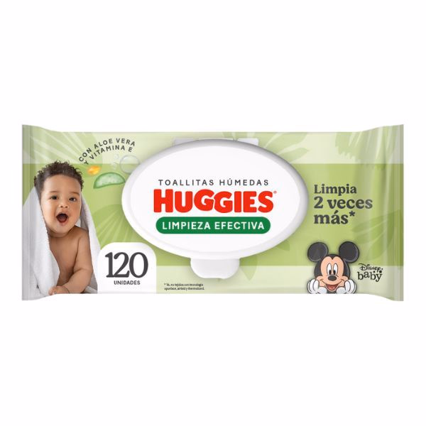 TOALLITAS HUMEDAS HUGGIES ACTIVE FRESH *360