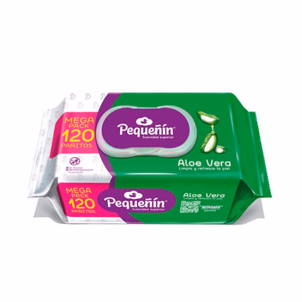 TOALLITAS HUMEDAS PEQUEÑIN ALOE