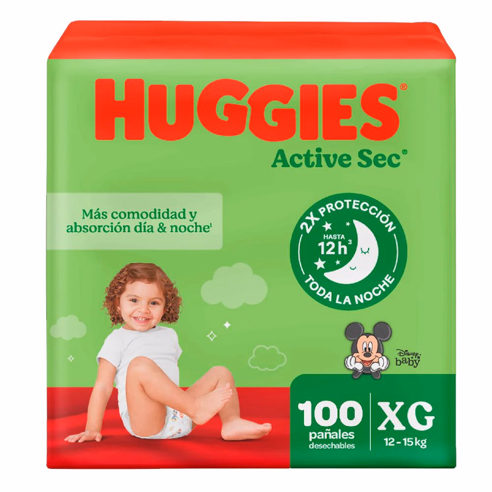 PAÑAL HUGGUIES ETAPA 4*100