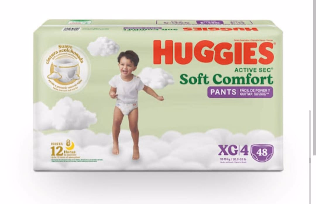 PAÑALES HUGGUIES PANTS ETAPA 4*48