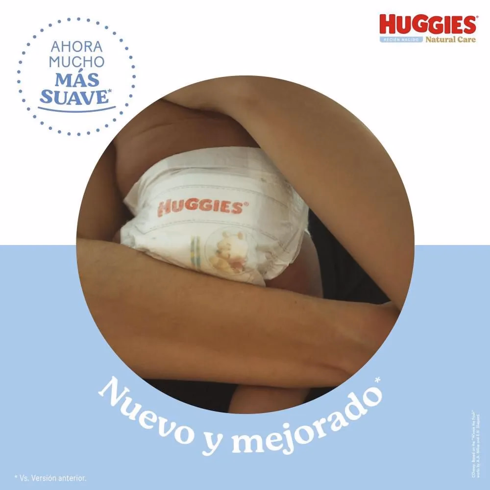 PAÑAL HUGGUIES NATURAL CARE ETAPA 1*30