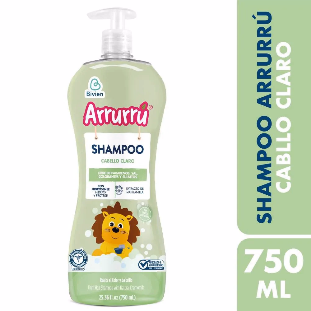 SHAMPOO ARRURRU CABELLO CLARO