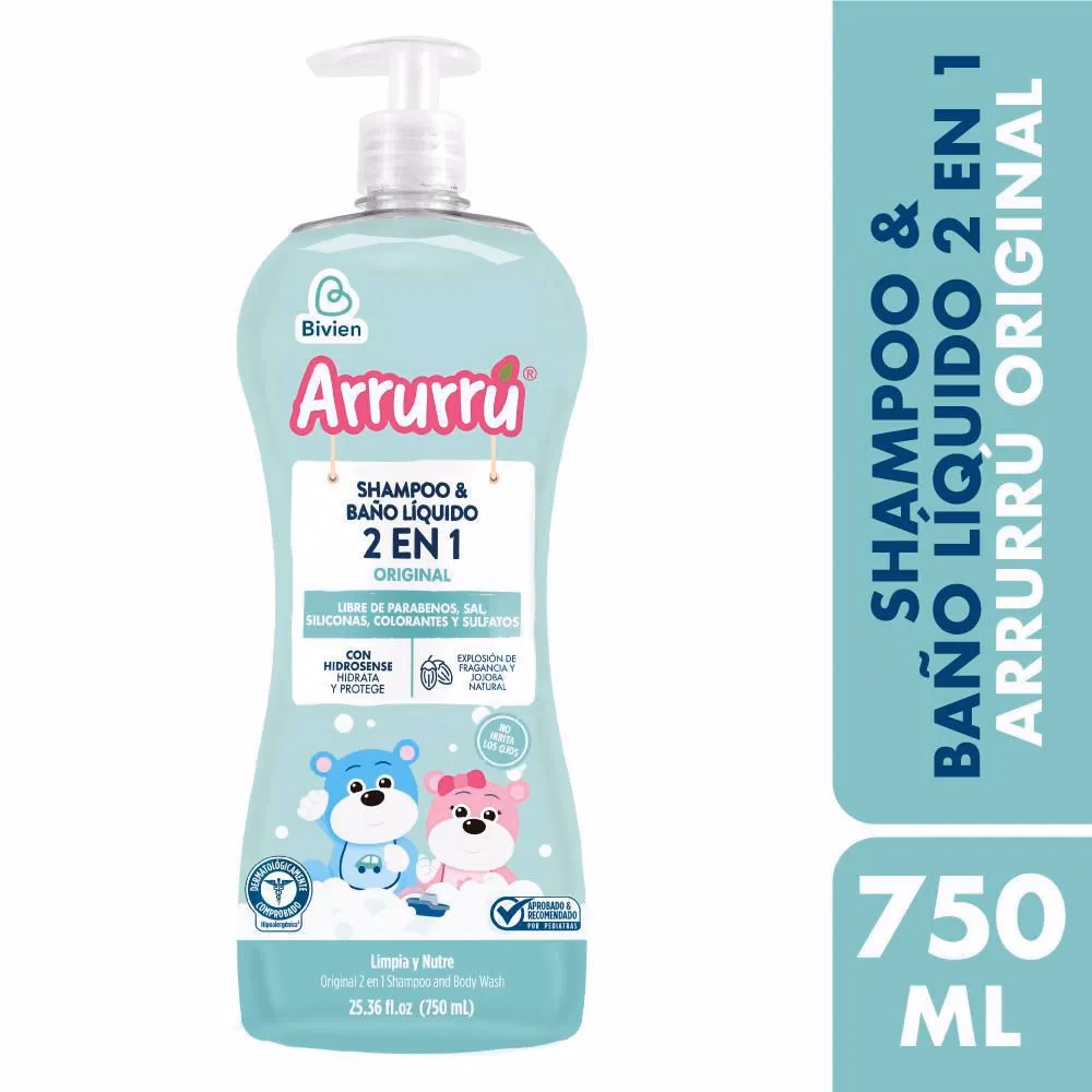 SHAMPOO ARRURRU 2EN1 ORIGINAL