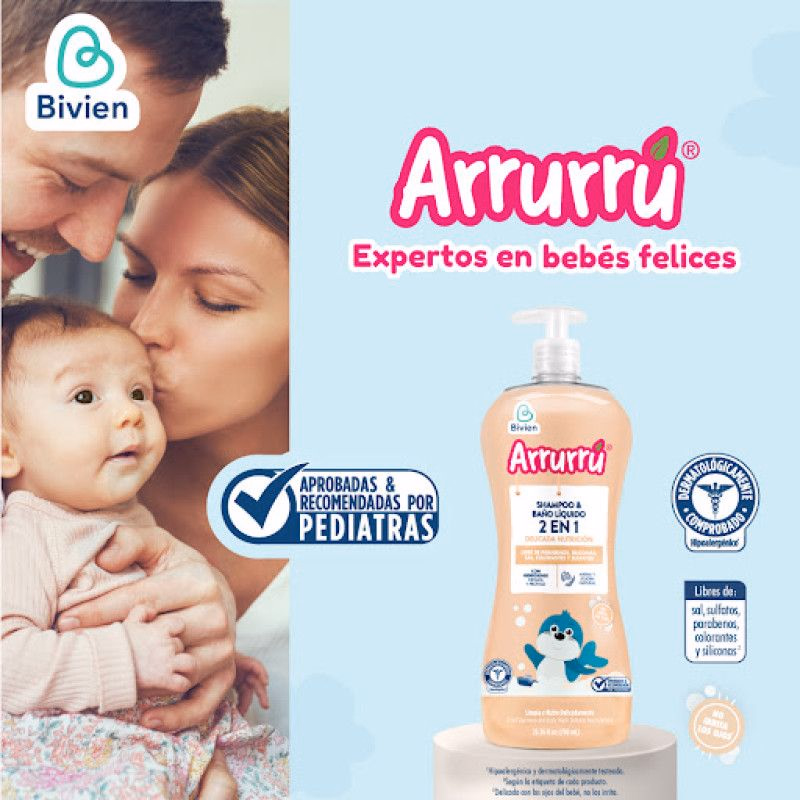 SHAMPOO 2EN1 AVENA ARRURRU 