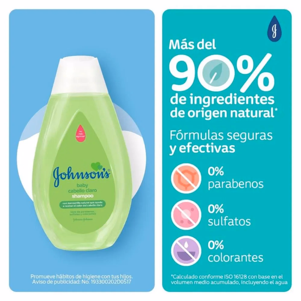 SHAMPOO JOHNSON'S MANZANILLA