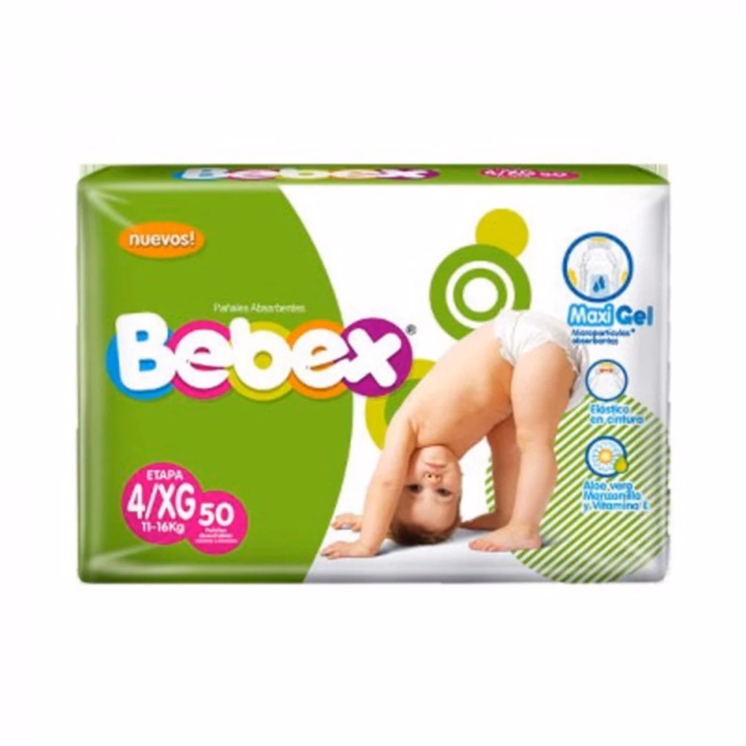 PAÑAL BEBEX ETAPA 4*50