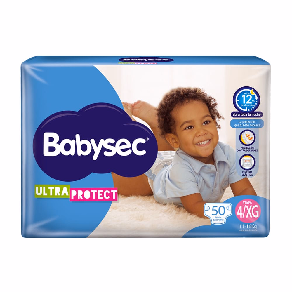 PAÑAL BABYSEC ETAPA 4*50