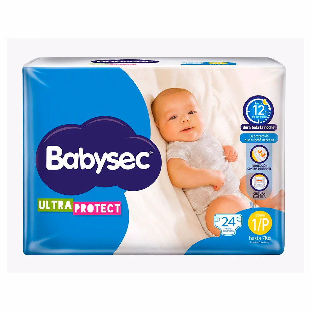 PAÑAL BABYSEC ETAPA 1*24