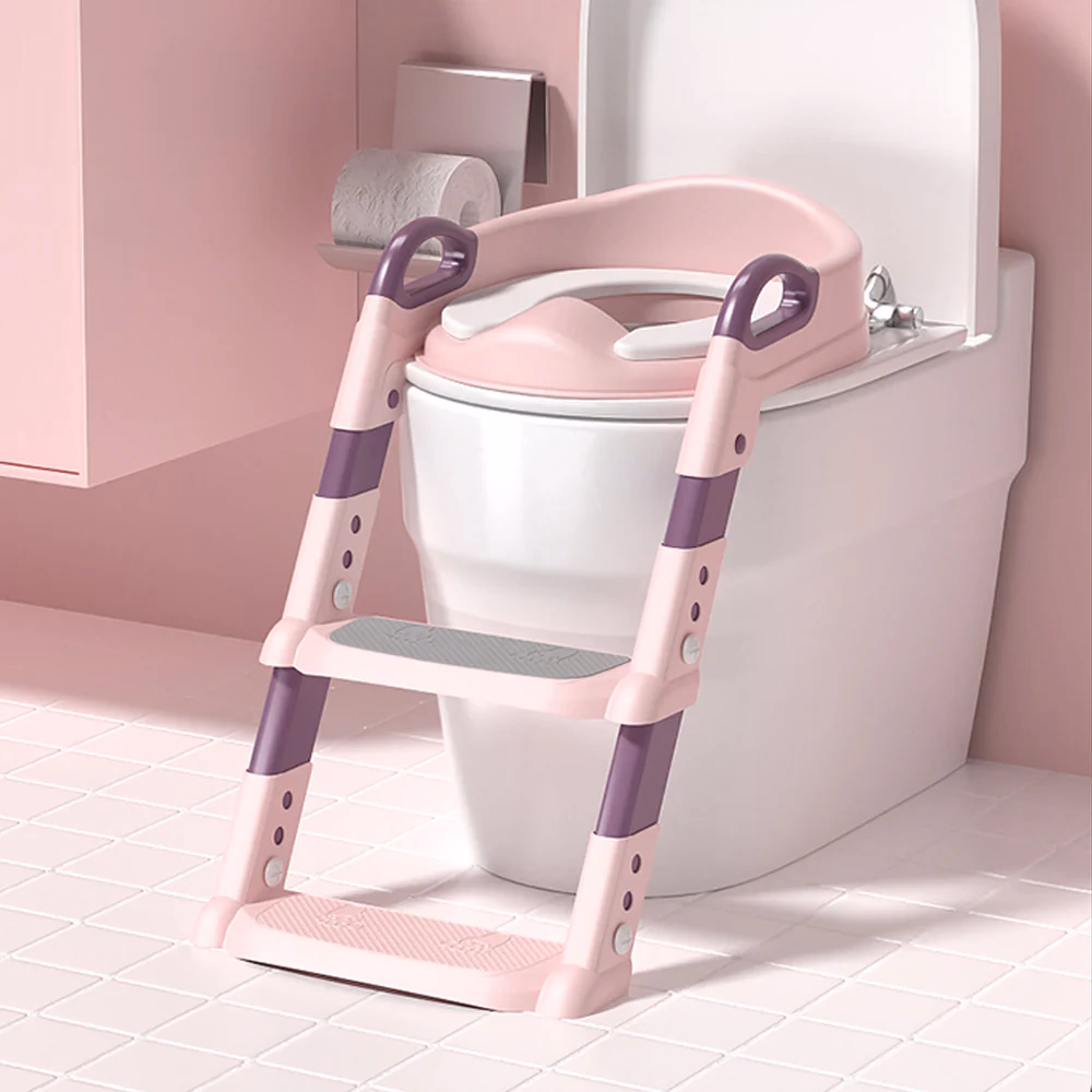 Asiento Reductor con Escalera Para Baño 🚽🪜✨