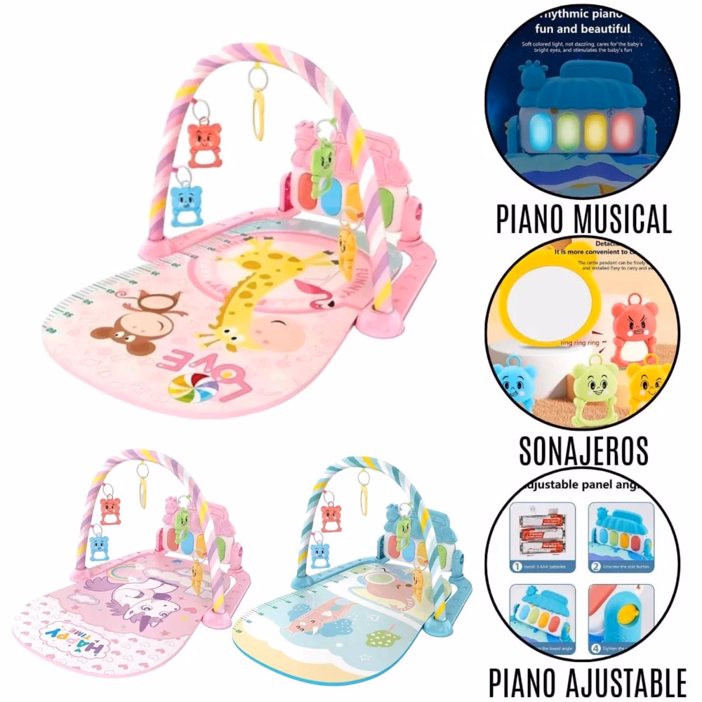 Gimnasio Piano Musical para Bebé 🎹👶✨
