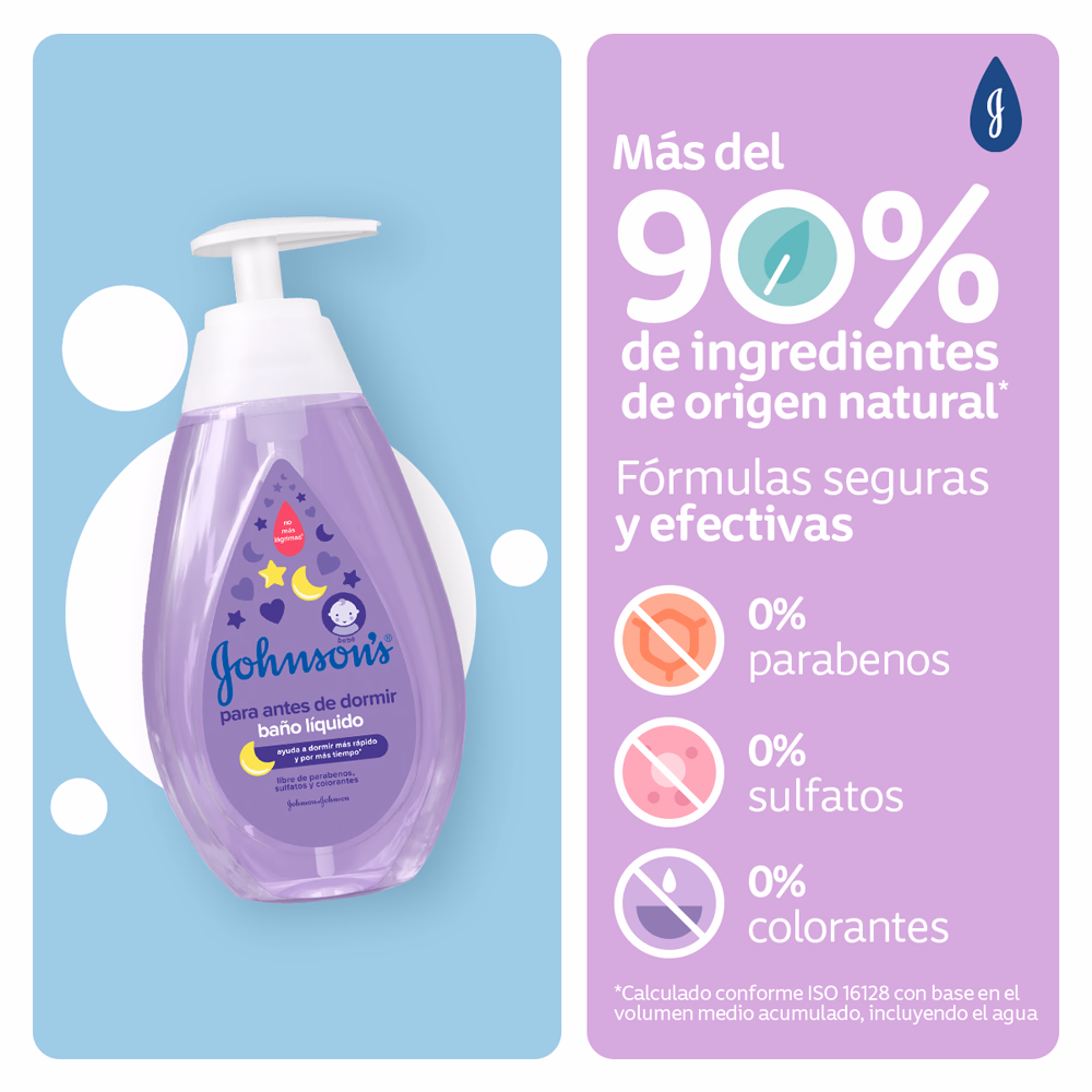 BAÑO LIQUIDO ANTES DE DORMIR JOHNSON'S