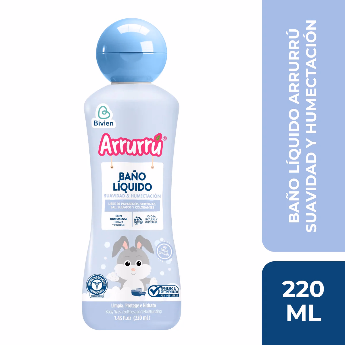 BAÑO LIQUIDO ARRURRU SUAVIDAD Y HUMECTACION
