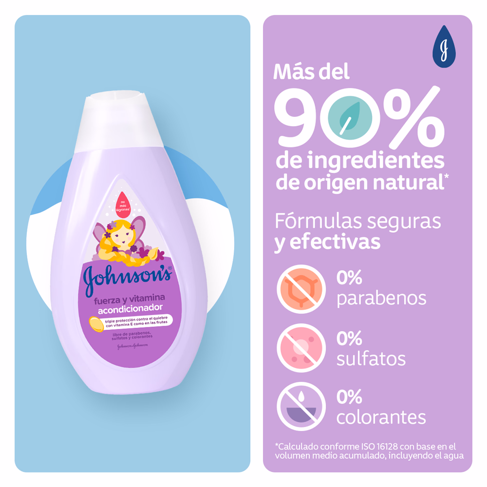 ACONDICIONADOR FUERZA Y VITAMINA JOHNSON'S *400ml
