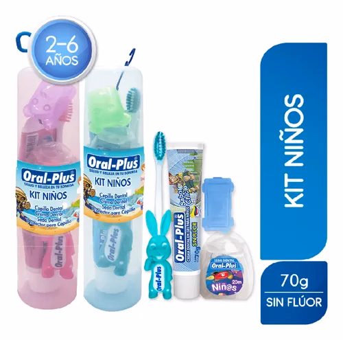 Kit de Higiene Oral para Niños Oral-Plus – Sin Flúor