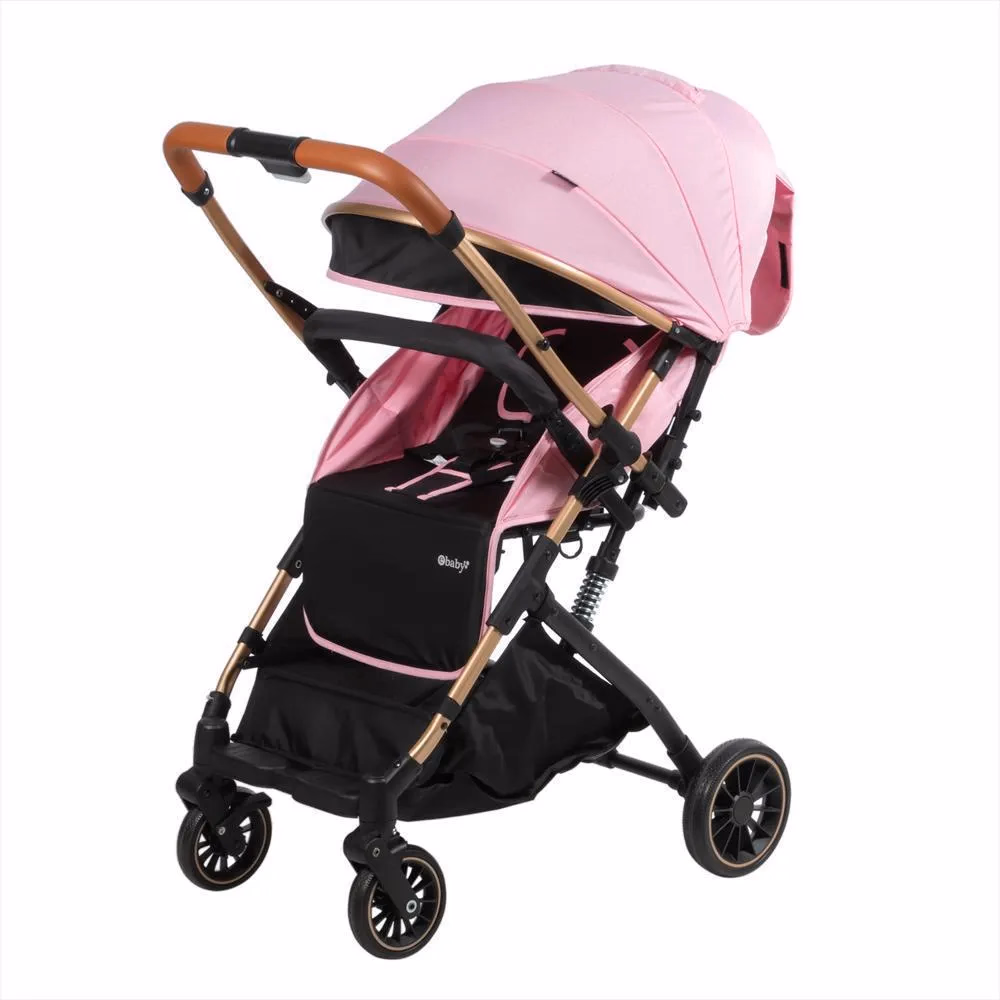 Coche Maleta Reversible rosado